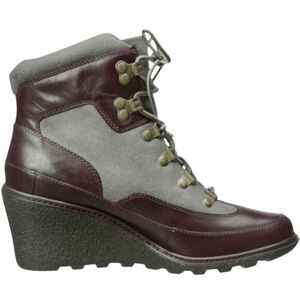 TIMBERLAND Amston Leather Wedge Ankle Boot Size 6.5